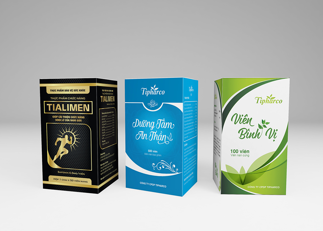 TIPHARCO - Thiết kế bao bì dược phẩm TIPHARCO